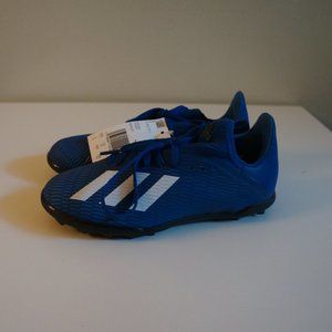 Adidas X 19.3 ; Youth ; Soccer Cleats ; Size 2 US ; Royal Blue